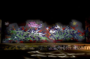 Graffiti Wall in Leverkusen - Photo by Jupiter - Twik, Moter, Bandits (2014)