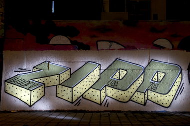 Graffiti Wall in Köln - Photo by Jupiter - Zipp, DFV, LYP (2014)