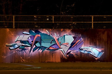 Graffiti Wall in Monheim am Rhein - Photo by Jupiter - Magic, Hall-of-Fame, HallWorks (2014)