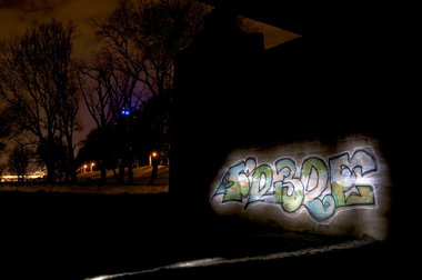 Graffiti Bombing in Köln - Photo by Jupiter - Frere, BridgeWorks, Cologne (2014)