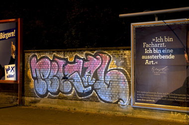 Graffiti Bombing in Köln - Photo by Jupiter - Pokal, SCT, Cologne