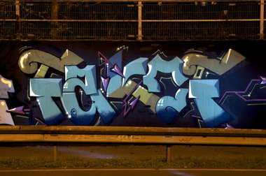 Graffiti Wall in Monheim am Rhein - Photo by Jupiter - Fukov, PleasureGang, Hall-of-Fame (2014)
