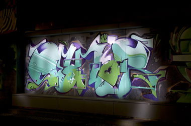 Graffiti Wall in Leverkusen - Photo by Jupiter - Pout, Semor, DHS (2014)