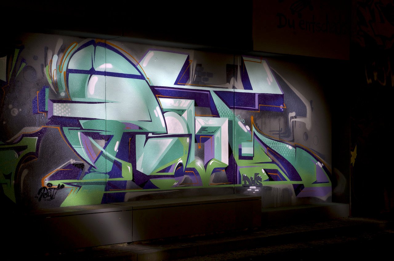 Graffiti Wall in Leverkusen - Photo by Jupiter - Semor, Pout, DHS (2014)