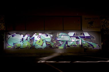 Graffiti Wall in Leverkusen - Photo by Jupiter - Pout, Semor, DHS (2014)