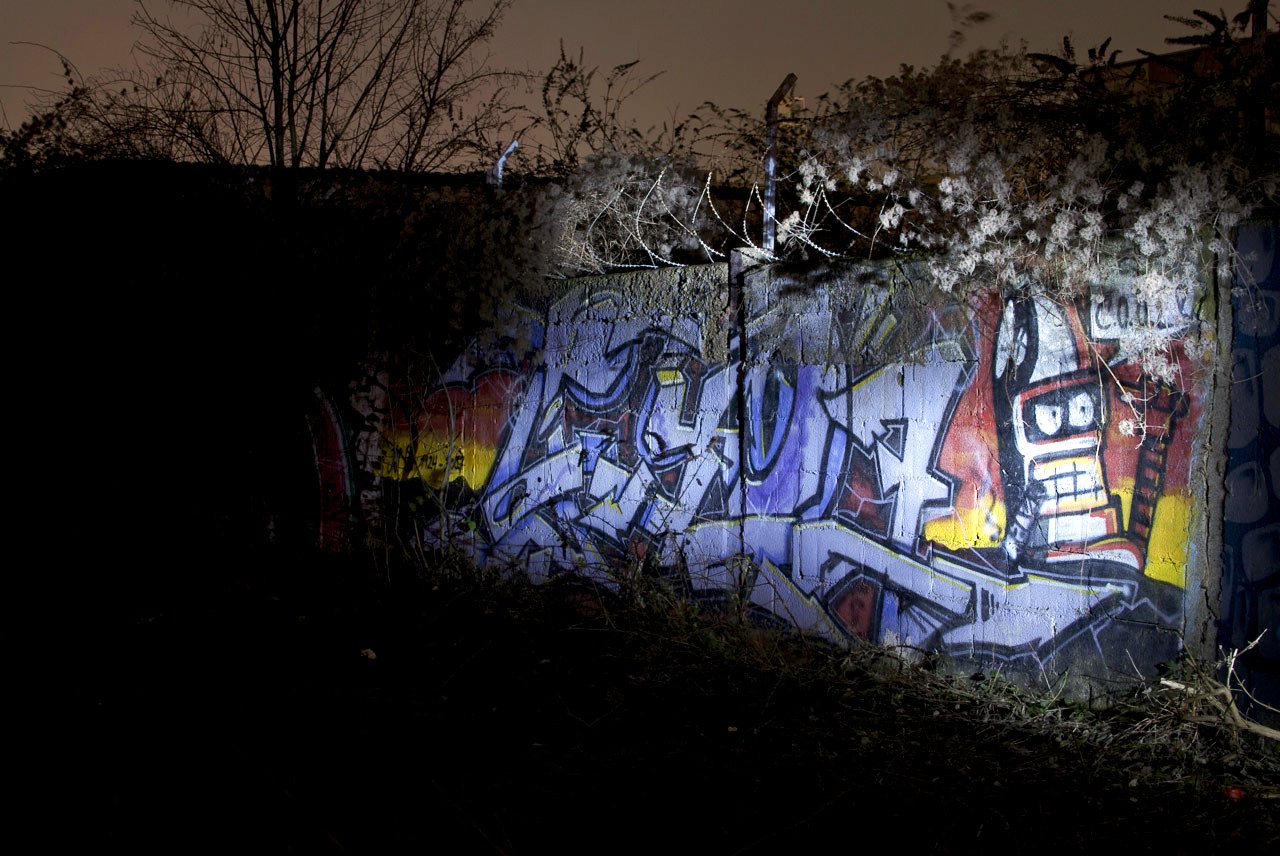 Graffiti Bombing in Köln - Photo by Jupiter - Pyo7, Character, Cologne