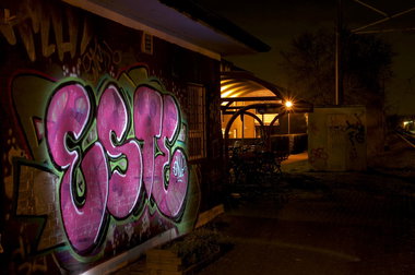 Graffiti Bombing in Brühl - Photo by Jupiter - Este, CityLine, JPTR (2014)