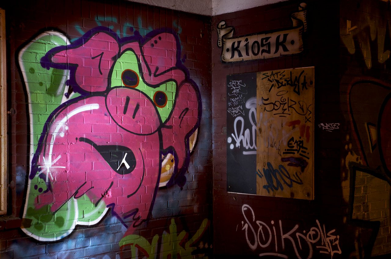 Graffiti Bombing in Brühl - Photo by Jupiter - Duke, Character, CityLine (2014)