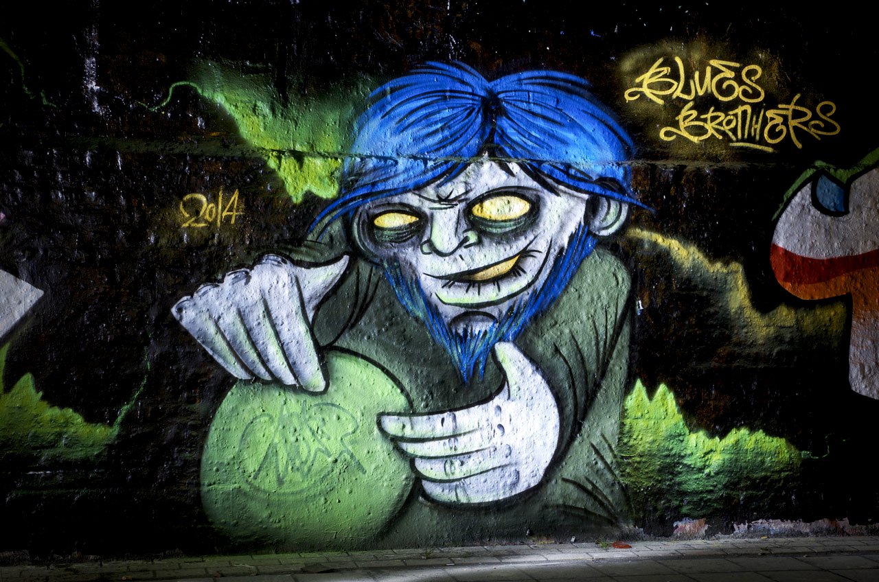 Graffiti Wall in Köln - Photo by Jupiter - Character, BWC, BWCrew (2014)