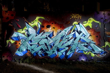 Graffiti Wall in Köln - Photo by Jupiter - Moter, DFE, Bandits (2014)