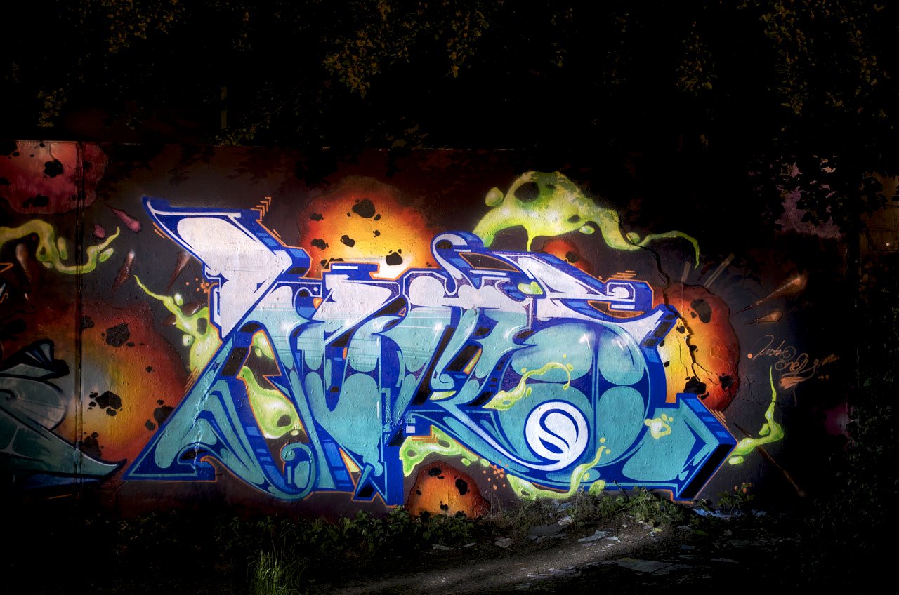 Graffiti Wall in Köln - Photo by Jupiter - Intro, Bandits, DFE (2014)
