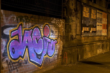 Graffiti Bombing in Köln - Photo by Jupiter - Dacio, BridgeWorks, Cologne (2011)