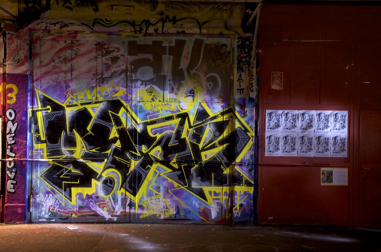 Graffiti Wall in Köln - Photo by Jupiter - Musik, OneLove, Cologne (2013)