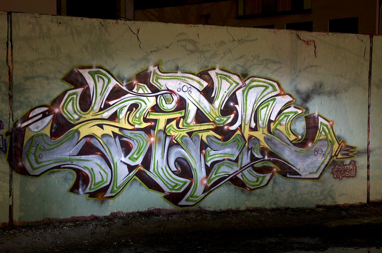 Graffiti Wall in Köln - Photo by Jupiter - Ziek, ClockWork, Cologne (2012)