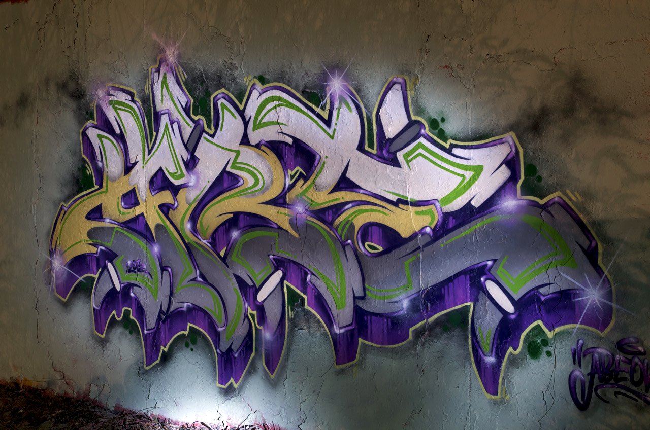 Graffiti Wall in Köln - Photo by Jupiter - Abe, ClockWork, Cologne (2012)