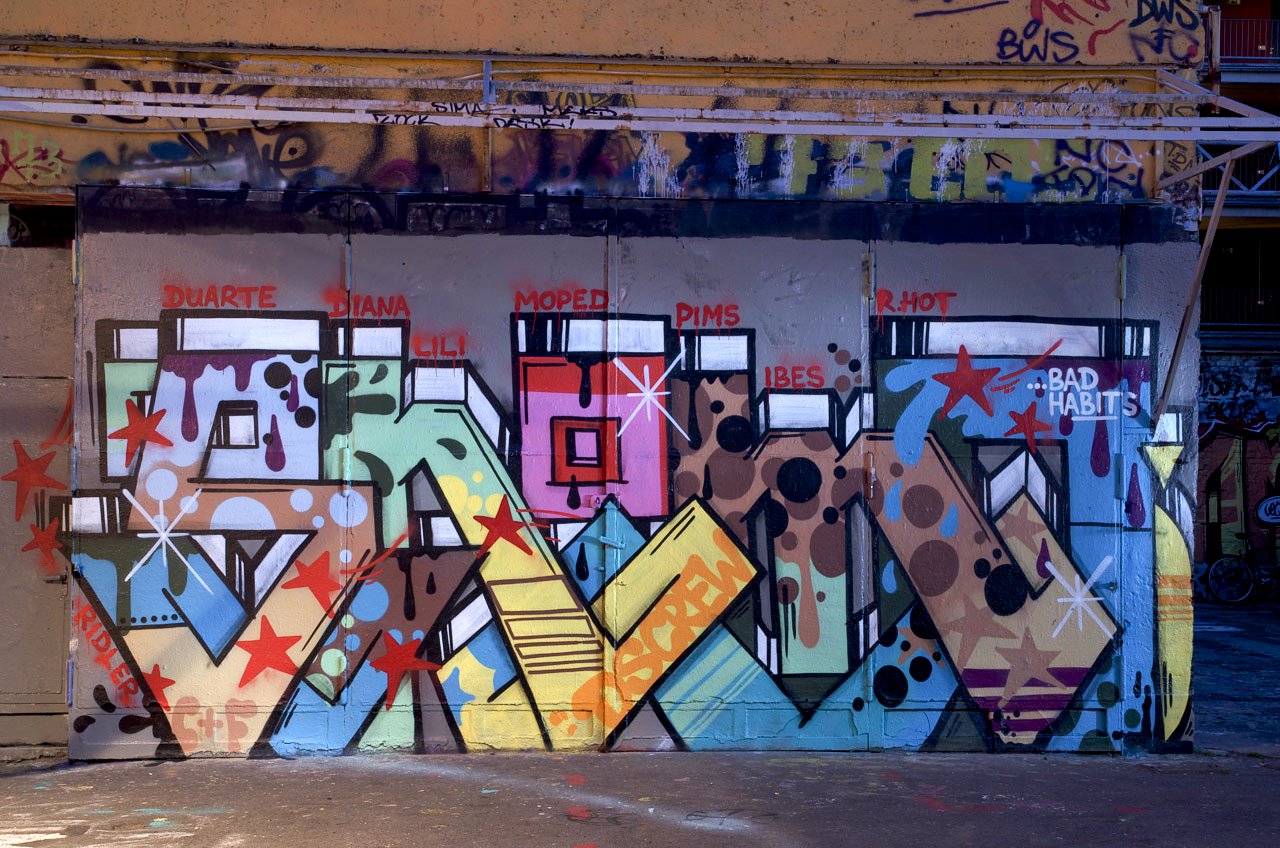 Graffiti Wall in Köln - Photo by Jupiter - Shimo, DSCrew, Cologne (2013)