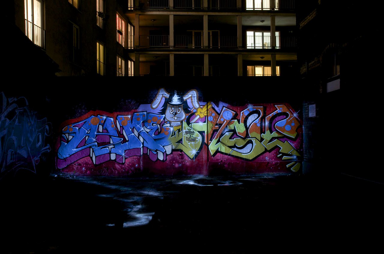 Graffiti Wall in Köln - Photo by Jupiter - Sair, Coconut, Alme (2013)