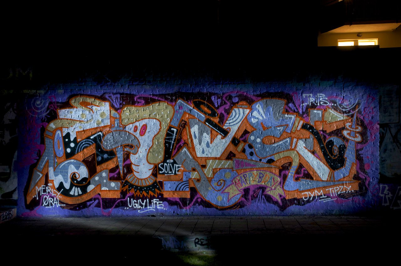 Graffiti Wall in Köln - Photo by Jupiter - Solve, Trips, Merly (2013)