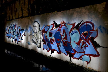 Graffiti Wall in Köln - Photo by Jupiter - Eskimo, Köbes, 524 (2014)