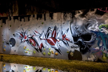 Graffiti Wall in Köln - Photo by Jupiter - Octagon, Character, HallB (2014)