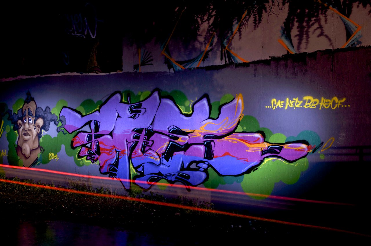 Graffiti Wall in Köln - Photo by Jupiter - Baes, Character, HACF (2012)