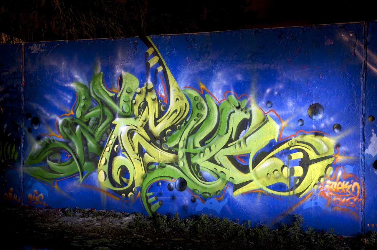Graffiti Wall in Köln - Photo by Jupiter - Ziek, ClockWork, FMC (2012)