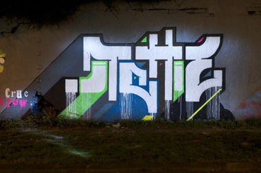 Graffiti Wall in Frechen - Photo by Jupiter - Itchie, Crue, Cru (2014)
