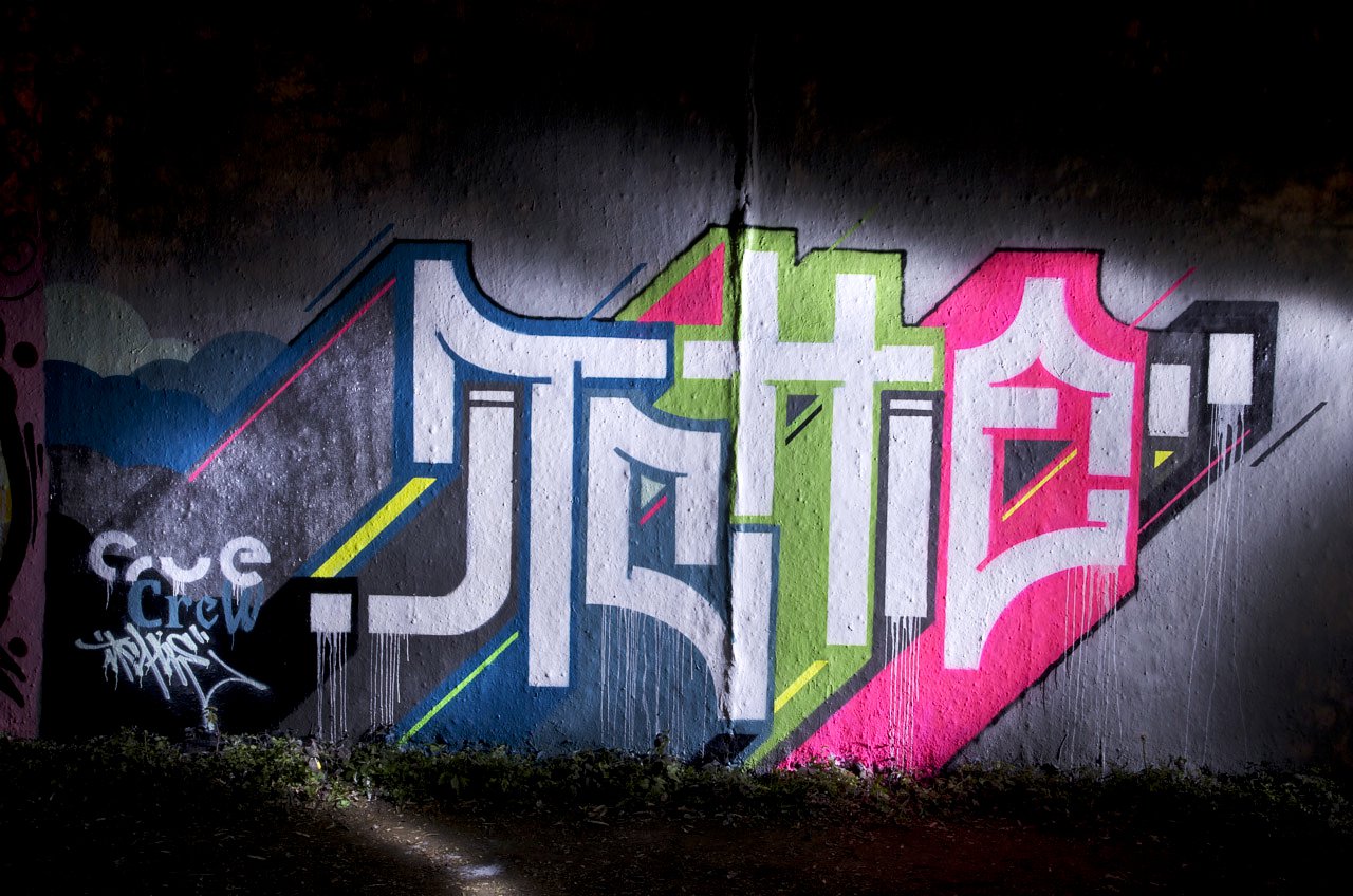 Graffiti Wall in Köln - Photo by Jupiter - Itchie, Crue, Cru (2014)