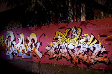 Graffiti Wall in Köln - Photo by Jupiter - Nask, Plaque, Bandits (2011)