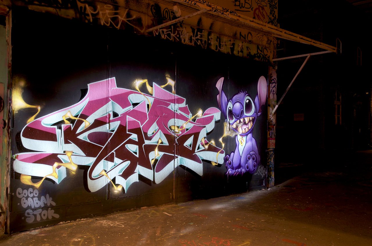 Graffiti Wall in Köln - Photo by Jupiter - Kayo, Character, Cologne (2013)