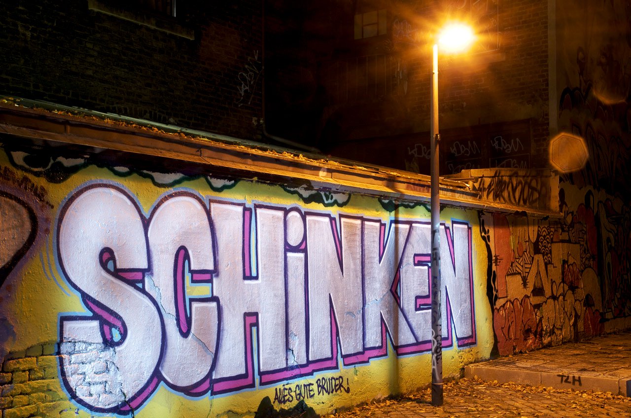 Graffiti Wall in Köln - Photo by Jupiter - Schinken, Messages, Cologne (2013)