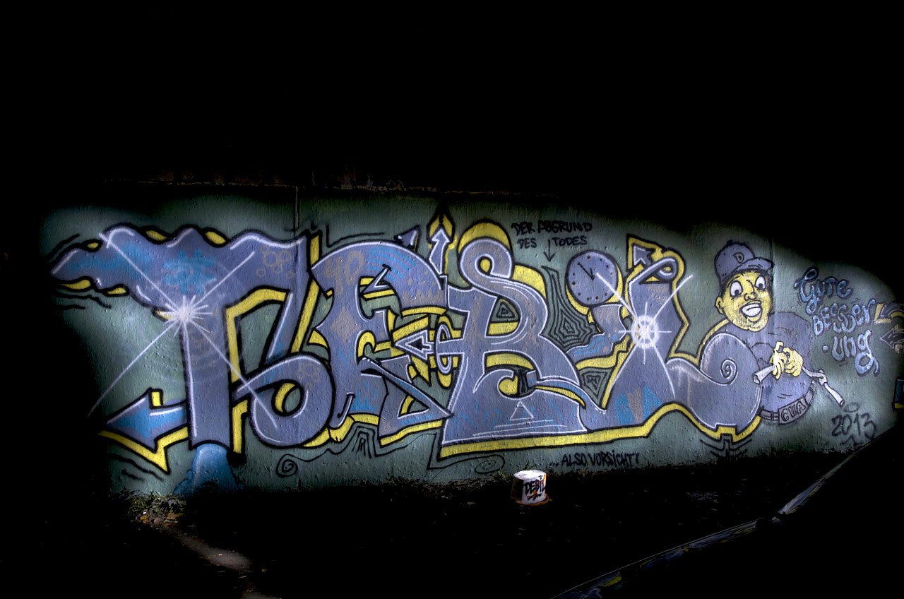 Graffiti Wall in Köln - Photo by Jupiter - Debil, CVA, Character (2013)