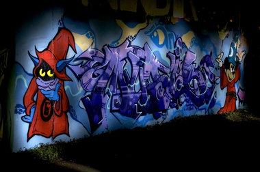 Graffiti Wall in Köln - Photo by Jupiter - Musik, OneLove, Character (2013)