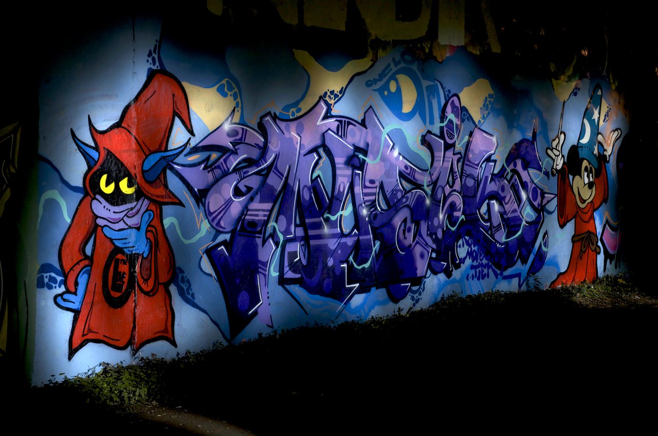 Graffiti Wall in Köln - Photo by Jupiter - Musik, OneLove, Character (2013)