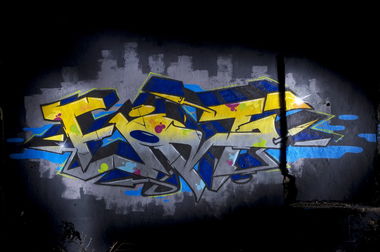 Graffiti Wall in Kleve - Photo by Jupiter - Fjort, PSC, PimpSons (2014)