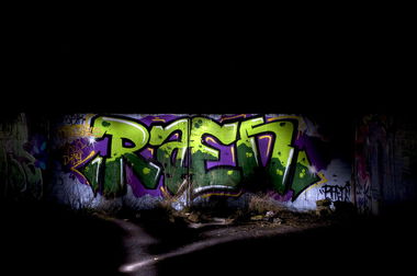 Graffiti Wall in Kleve - Photo by Jupiter - Raen, Hall-of-Fame, HallWorks (2014)