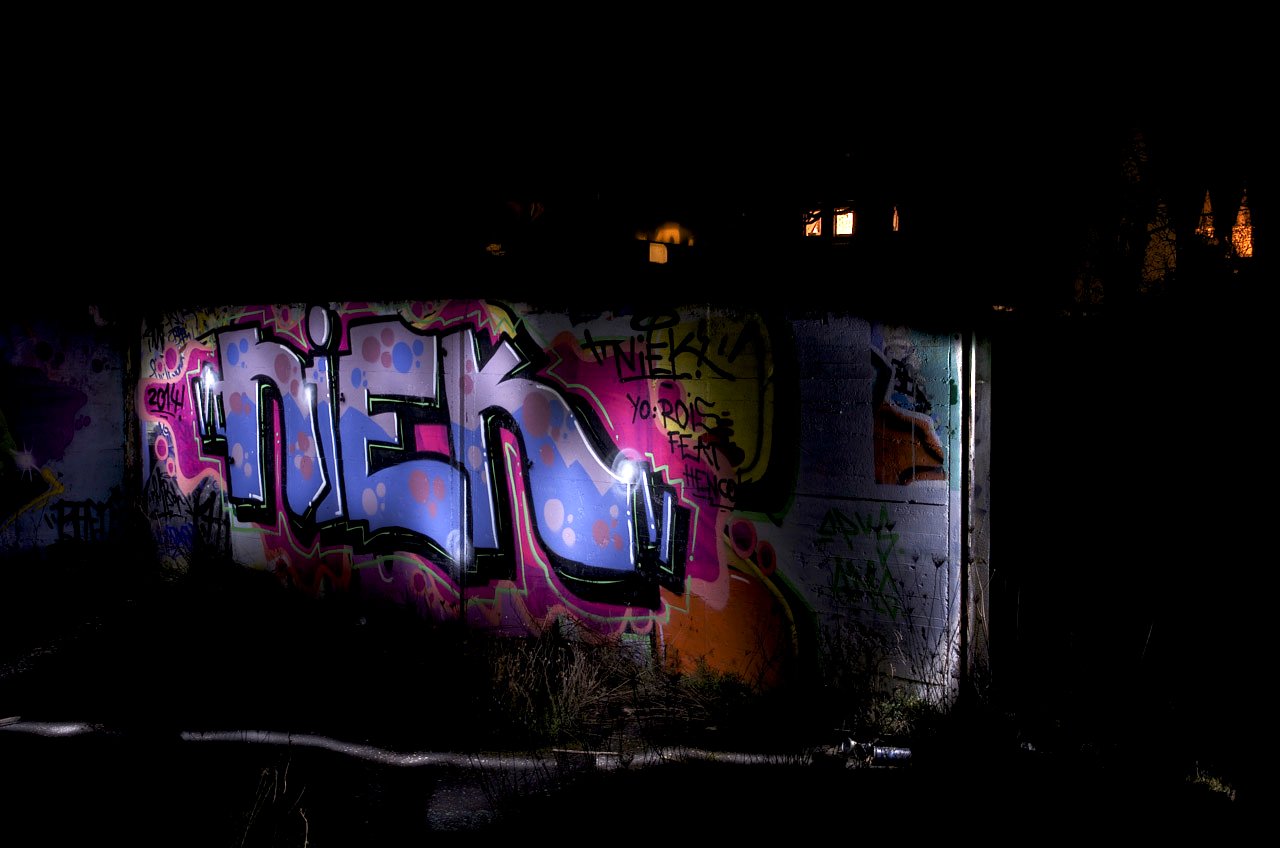 Graffiti Wall in Kleve - Photo by Jupiter - Niek, Hall-of-Fame, HallWorks (2014)
