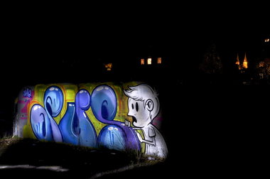 Graffiti Wall - Photo by Jupiter - Opus, Susi, Character (2014)