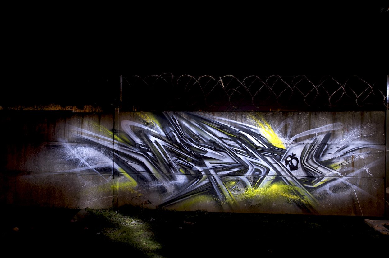 Graffiti Bombing in Kleve - Photo by Jupiter - Ephiq, FoD, Hall-of-Fame (2014)