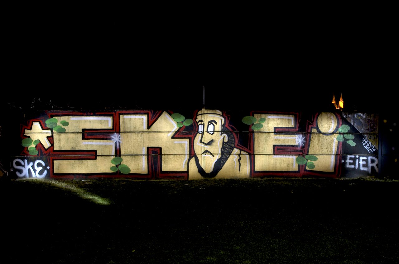 Graffiti Wall in Kleve - Photo by Jupiter - SKE, Eier, Hall-of-Fame (2014)