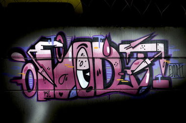 Graffiti Wall in Kleve - Photo by Jupiter - Fjort, PSC, PimpSons (2014)