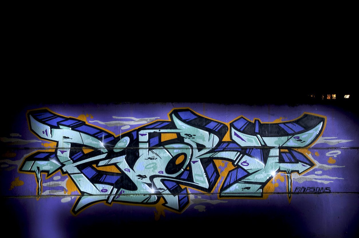 Graffiti Wall in Kleve - Photo by Jupiter - Fjort, PSC, PimpSons (2014)