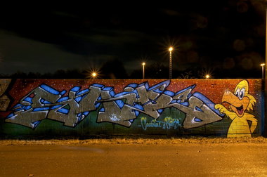Graffiti Wall in Köln - Photo by Jupiter - Sair, Alme, Character (2014)