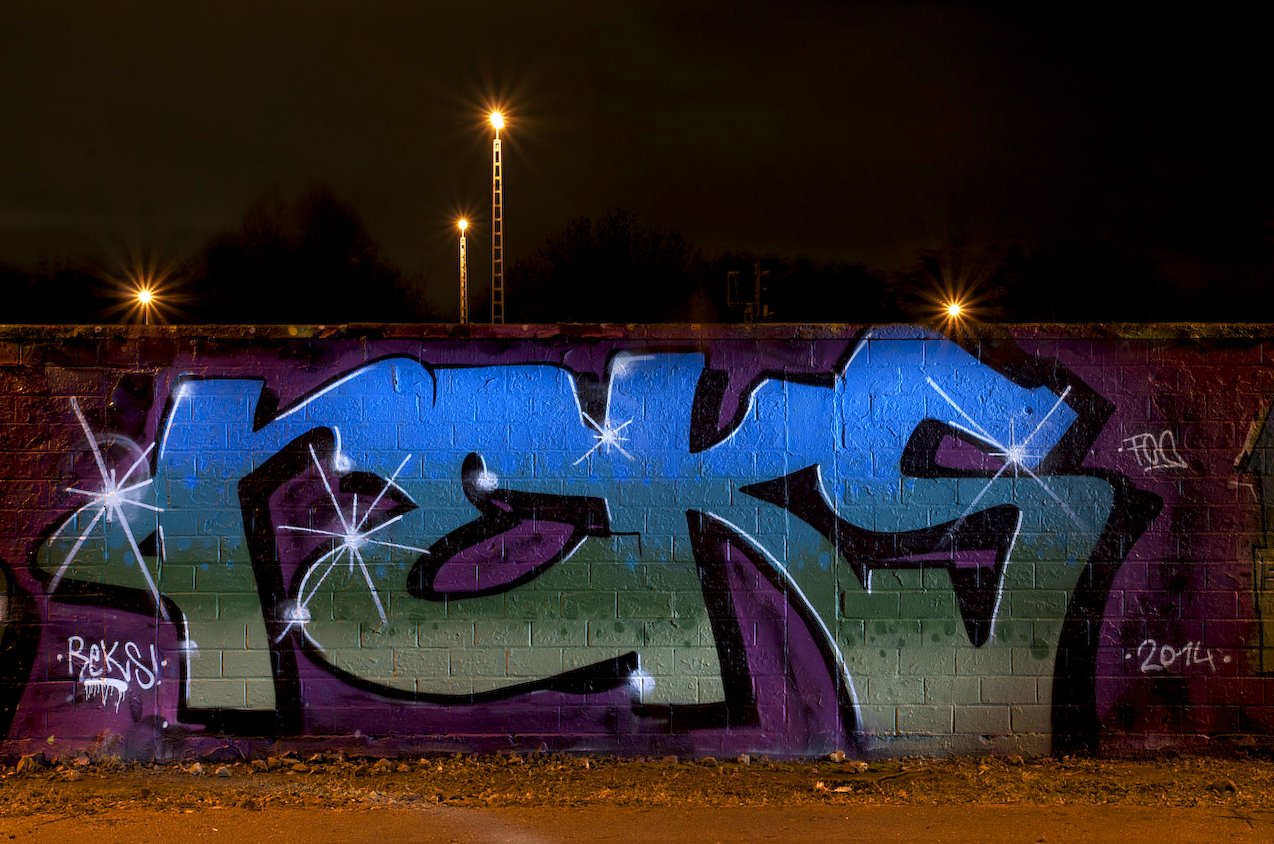 Graffiti Wall in Köln - Photo by Jupiter - Reks, FCC, Cologne (2014)