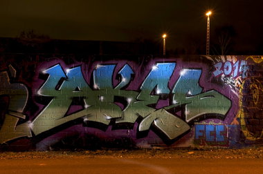 Graffiti Wall in Köln - Photo by Jupiter - Akes, FCC, Cologne (2014)