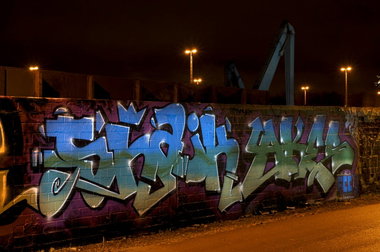Graffiti Wall in Köln - Photo by Jupiter - Snaik, Akes, FCC (2014)