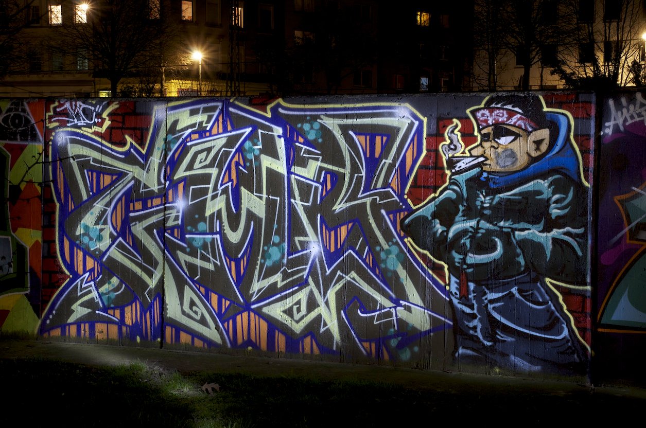 Graffiti Wall in Dortmund - Photo by Jupiter - CMB, Character, DOArea (2013)