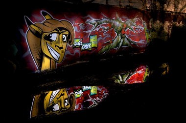 Graffiti Wall in Köln - Photo by Jupiter - Baer, Lasek, Character (2014)