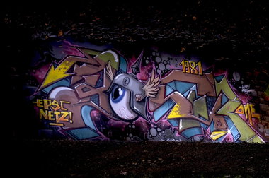 Graffiti Wall in Köln - Photo by Jupiter - Jeks, EPSC, VeintiDos (2014)