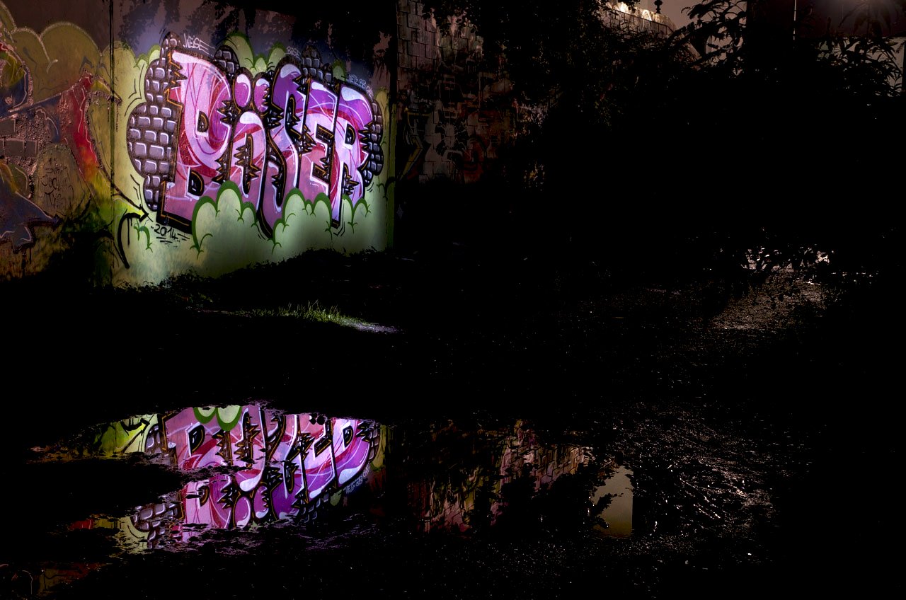 Graffiti Wall in Köln - Photo by Jupiter - Weise, DoubleVision, VeintiDos (2014)